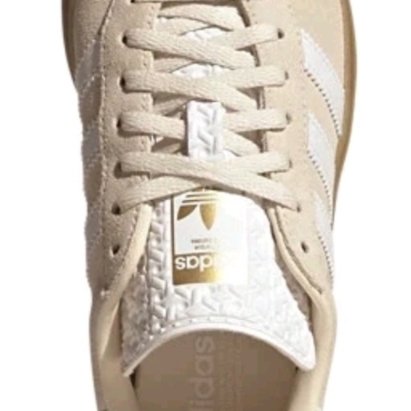 NWT- Adidas Gazelle Beige Sneakers Size 8.5 For Women And 7 In Men For US sizes - Picture 2 of 10